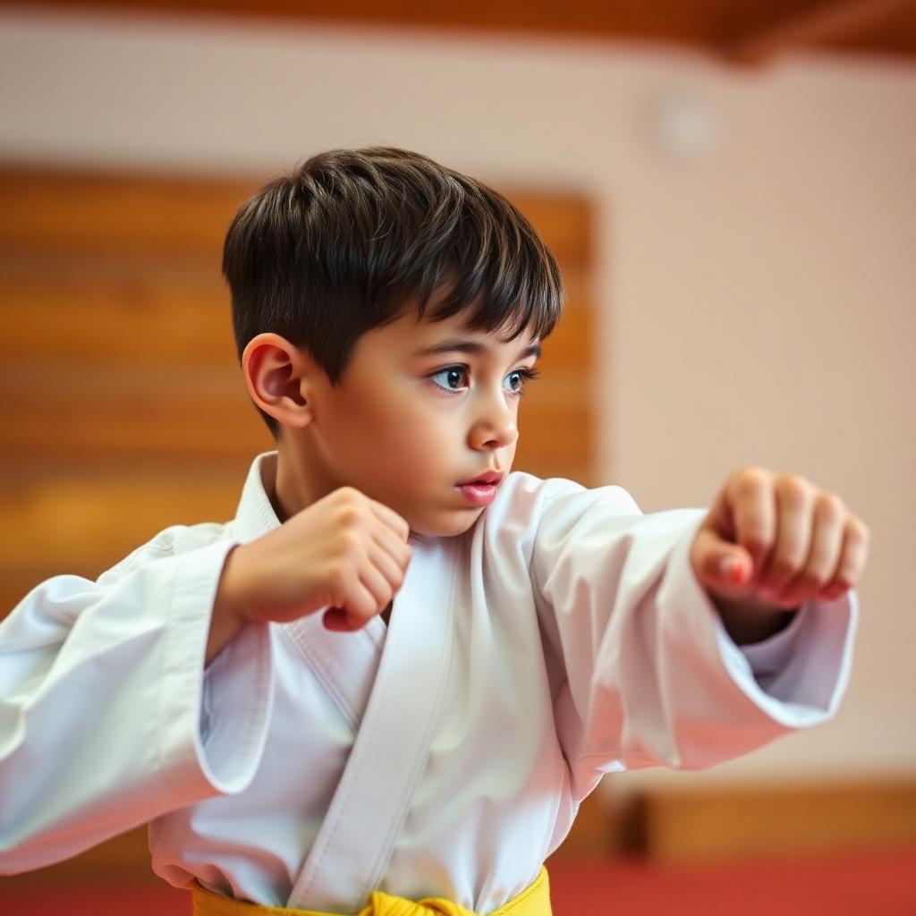 Niños de 5 a 8 años en clase de artes marciales Wolves en The Forge